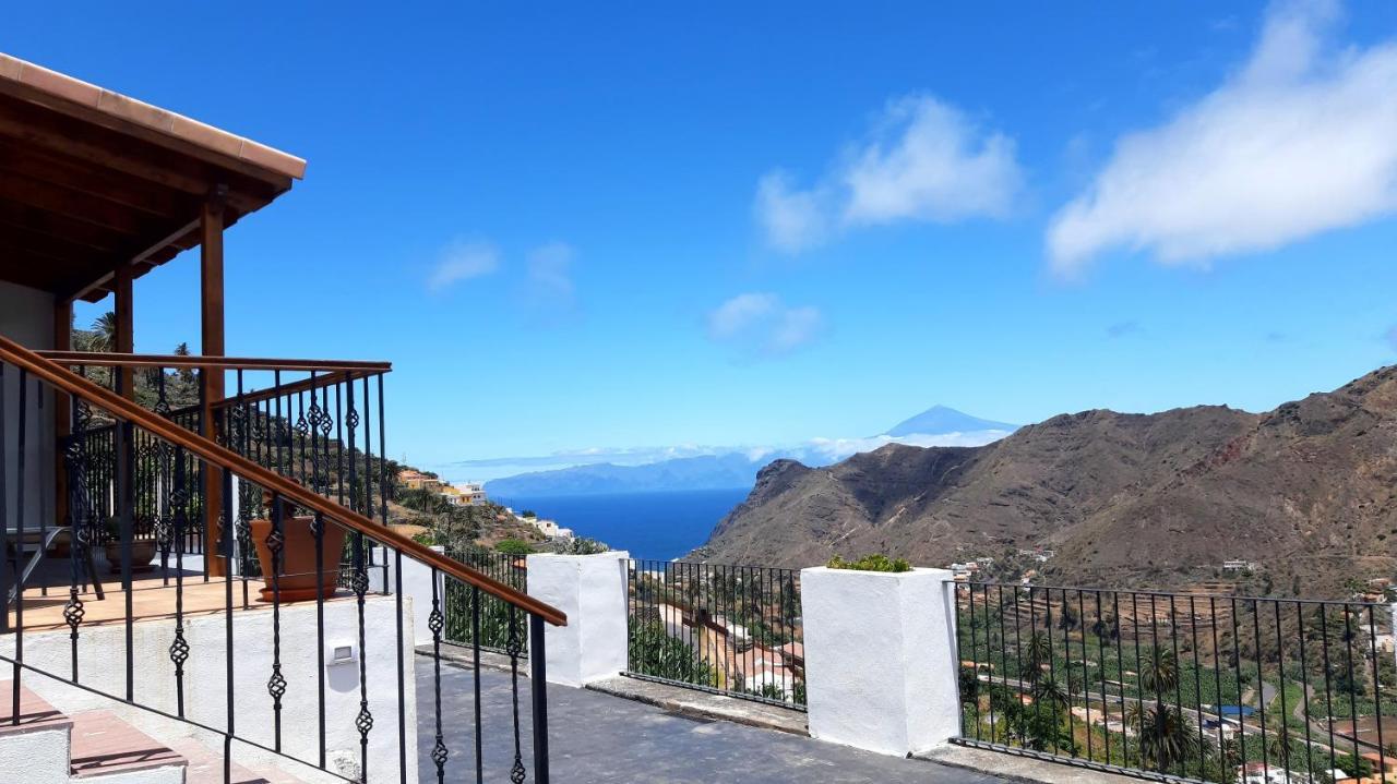 Casa La Sabina Roja 1 - Casa Con Impresionantes Vistas Sobre Hermigua Y El Mar Dış mekan fotoğraf