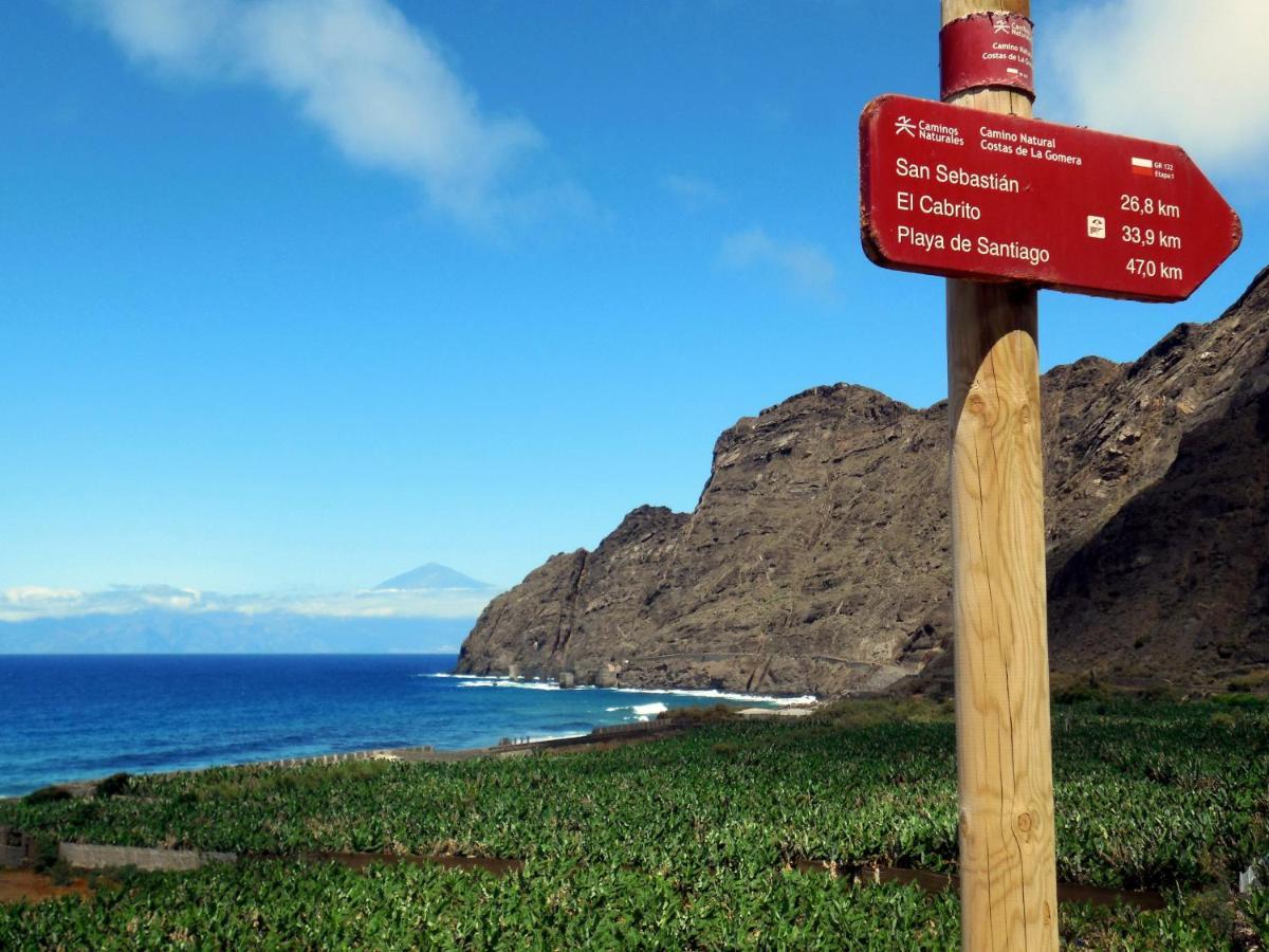 Casa La Sabina Roja 1 - Casa Con Impresionantes Vistas Sobre Hermigua Y El Mar Dış mekan fotoğraf