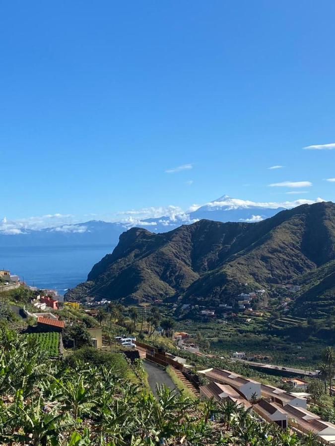 Casa La Sabina Roja 1 - Casa Con Impresionantes Vistas Sobre Hermigua Y El Mar Dış mekan fotoğraf