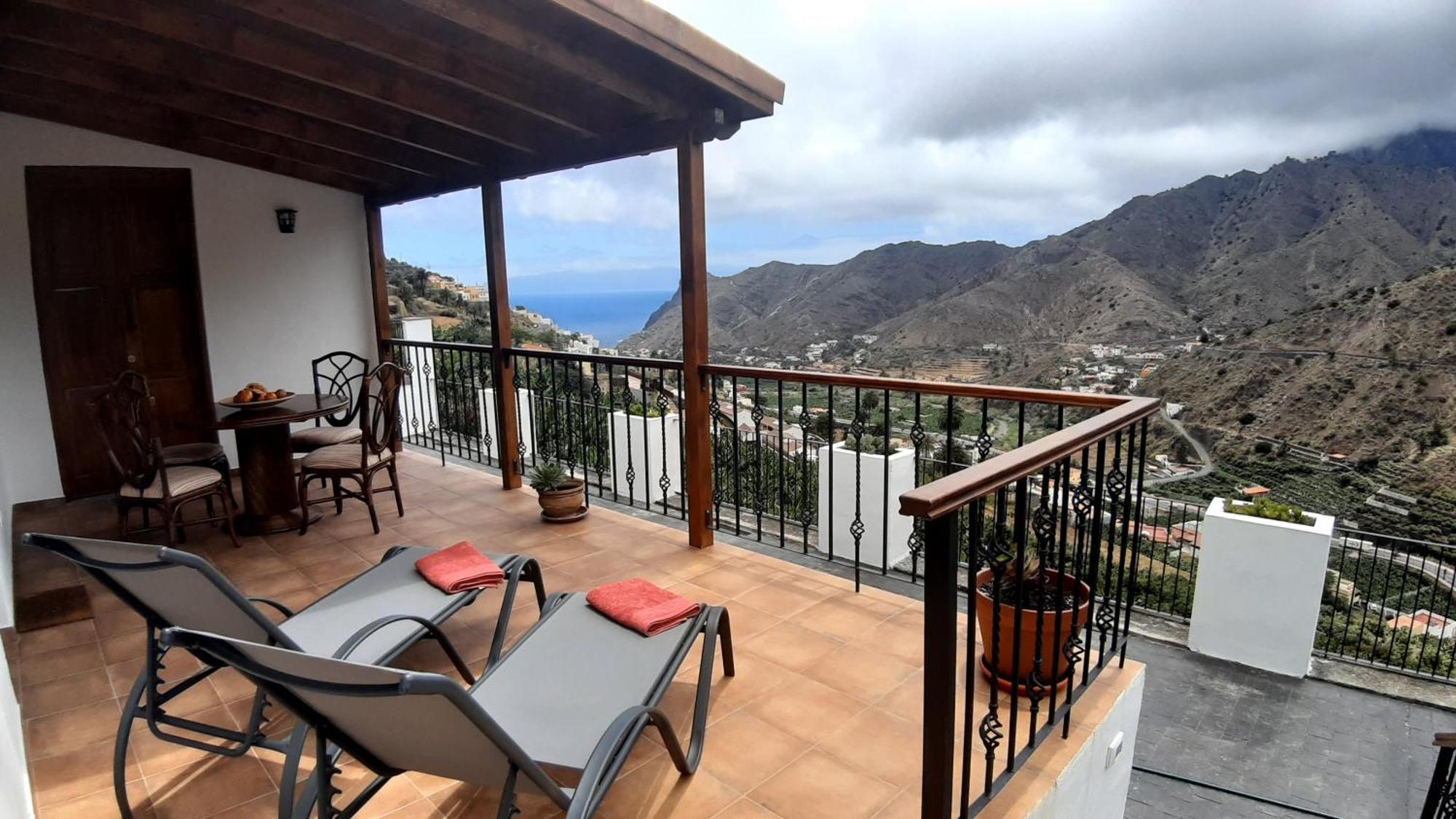Casa La Sabina Roja 1 - Casa Con Impresionantes Vistas Sobre Hermigua Y El Mar Dış mekan fotoğraf